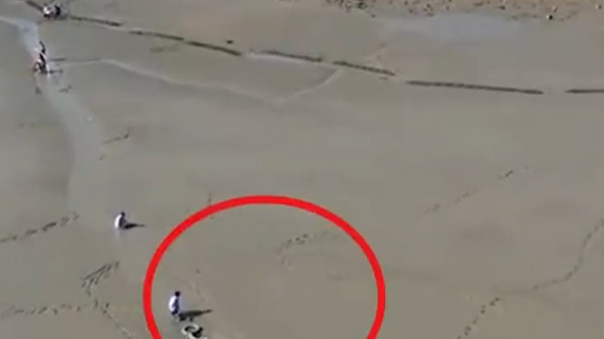 厦门一60多岁的男子在赶海时，意外被困淤泥并越陷越深，关键时刻民警拔人式救援将其救出