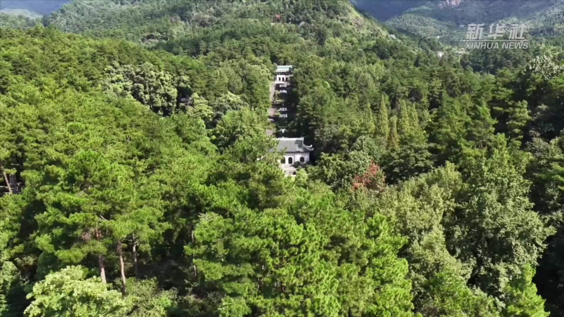 各地游客齐聚南岳忠烈祠缅怀抗战英烈