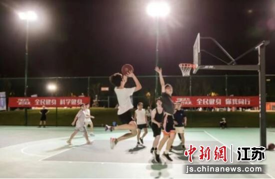篮球赛现场。南京市体育局 供图