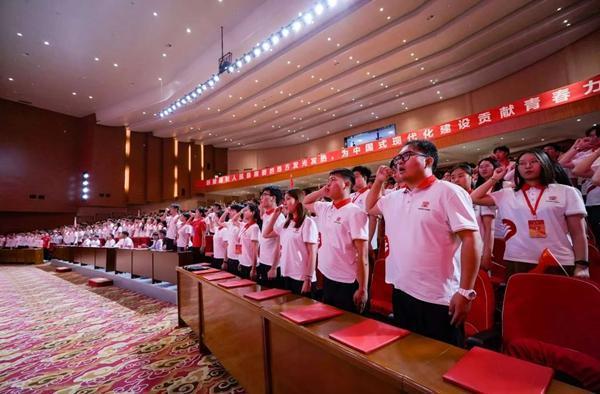 2025年吉林省大学生志愿服务西部计划“卫国戍边”项目志愿者出征仪式。受访者供图