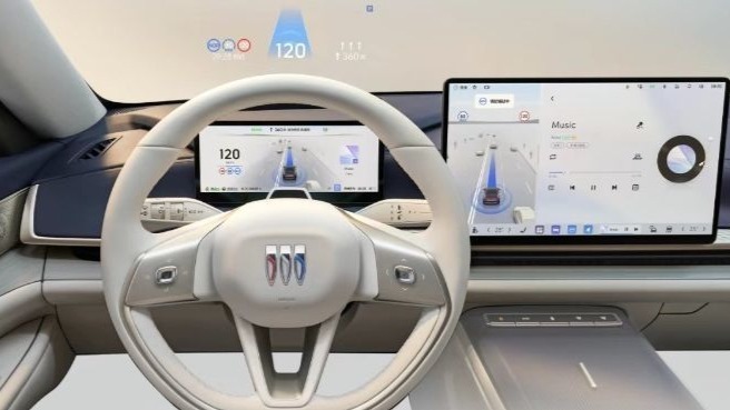 别克至境L7座舱公布：高通8775 芯片、50英寸全景AR-HUD