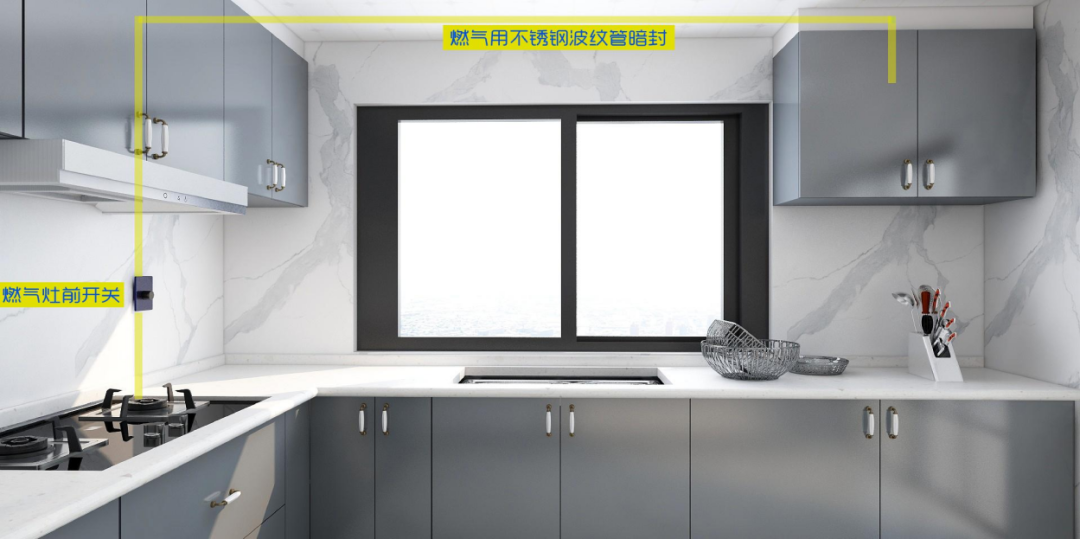 打造“颜值+安全”的理想厨房，找新奥燃气管道美装！