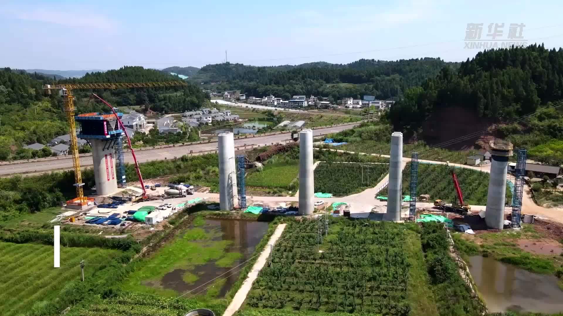 绵遂内铁路建设稳步推进 两关键工程节点顺利完成