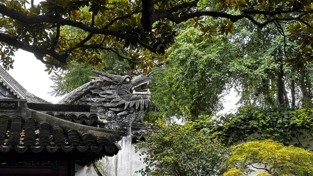 △豫园一角。(图/钱鸣 摄)