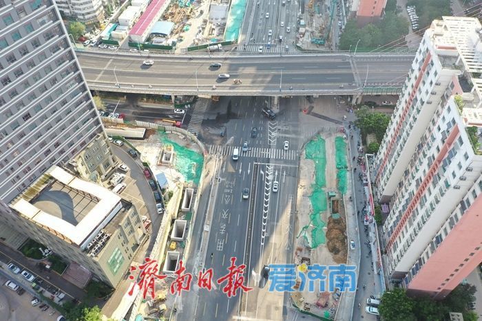 经一纬六站“退围还路” 济南地铁6号线西段攻坚冲刺
