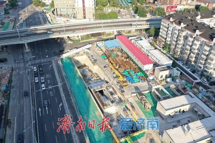 经一纬六站“退围还路” 济南地铁6号线西段攻坚冲刺