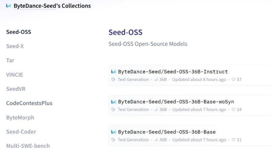 刚刚，字节开源Seed-OSS-36B模型，512k上下文
