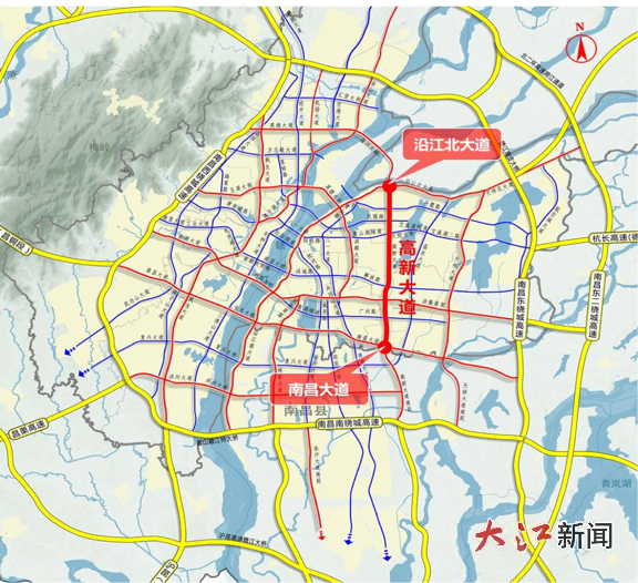 高新大道项目分区图