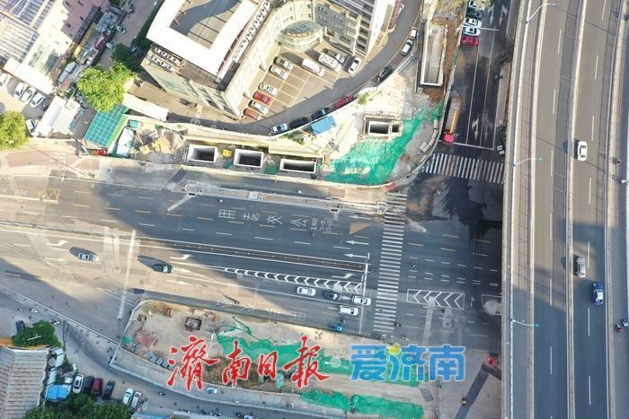 经一纬六站“退围还路” 济南地铁6号线西段攻坚冲刺
