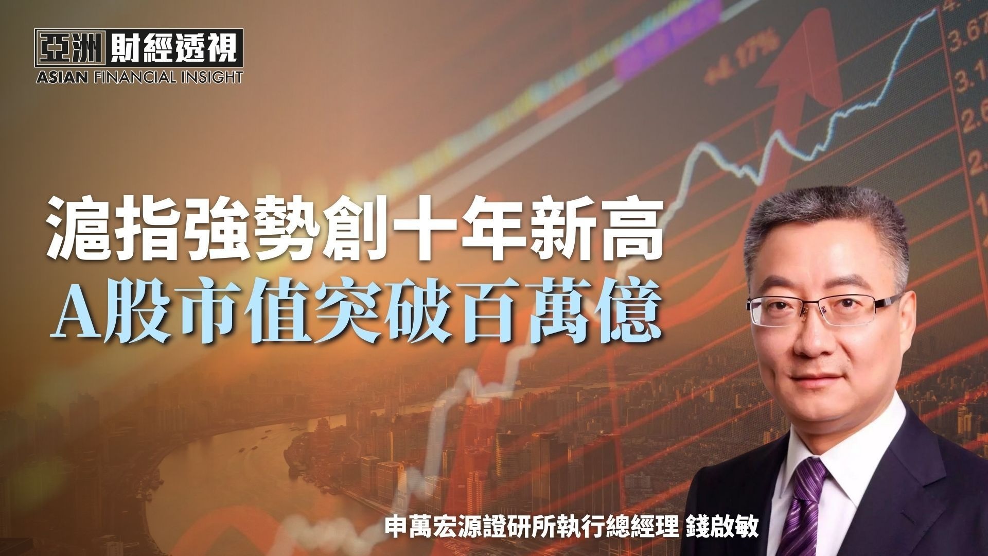 沪指强势创十年新高，A股市值突破百万亿
