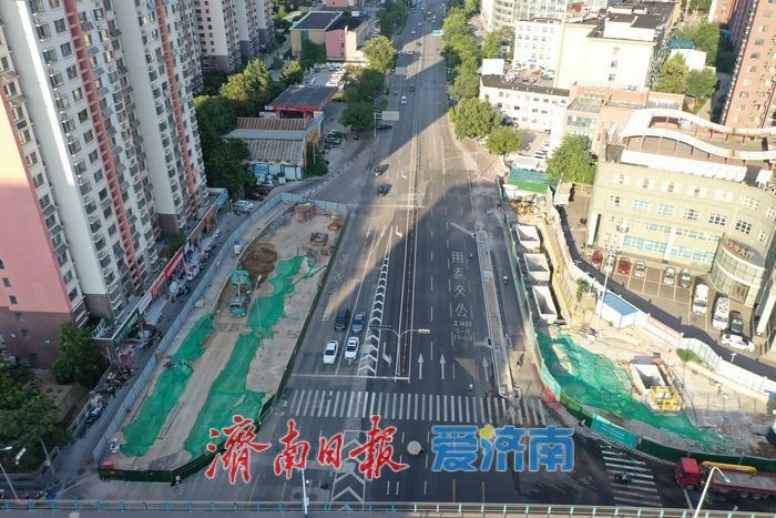 经一纬六站“退围还路” 济南地铁6号线西段攻坚冲刺