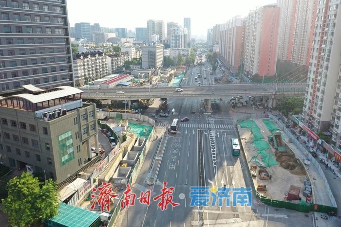 经一纬六站“退围还路” 济南地铁6号线西段攻坚冲刺