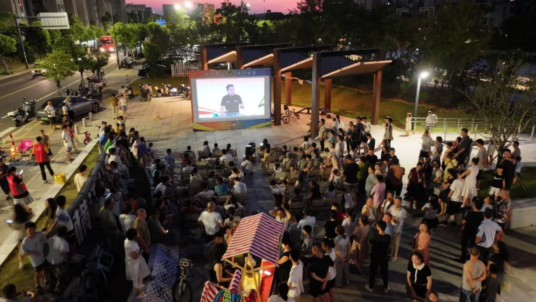 朗霞南横江公园观赛点