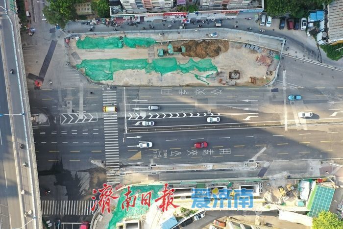 经一纬六站“退围还路” 济南地铁6号线西段攻坚冲刺