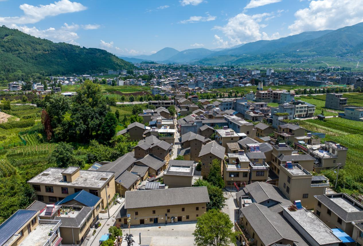 越西县陶家营村风貌