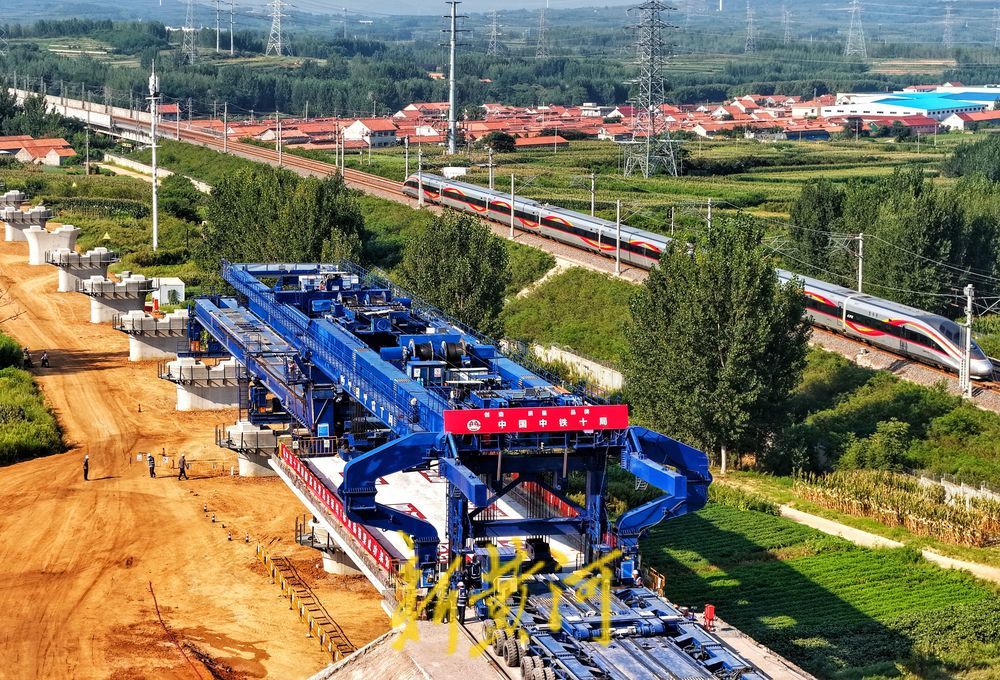 潍宿高铁至青岛连接线已全线架梁 计划2028年6月底具备通车条件凤凰网山东_凤凰网