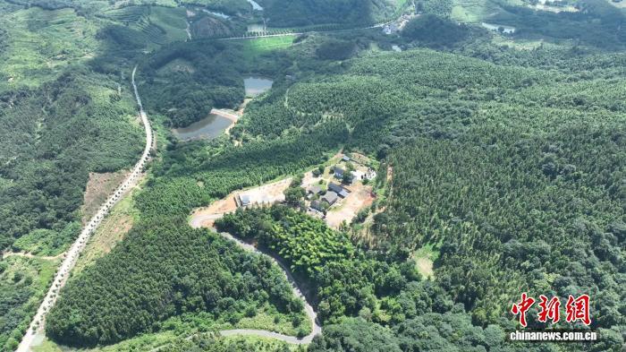 航拍江西德安縣磨溪鄉萬家嶺抗戰遺址。姜濤 攝