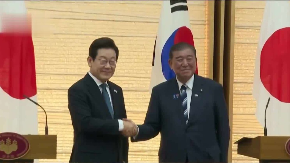 李在明同石破茂会谈，日韩重启穿梭外交