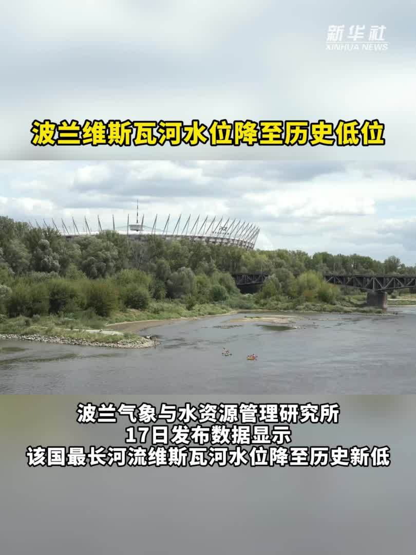 波兰维斯瓦河水位降至历史低位