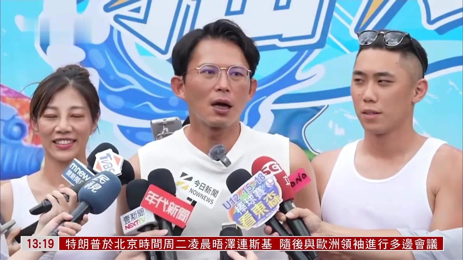 黄国昌宣传“核三延役”公投 邀赖清德辩论