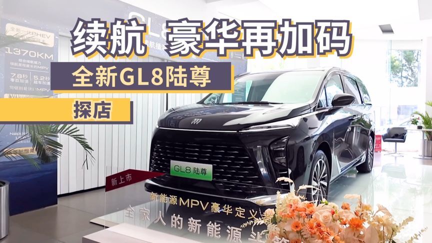 续航、豪华双双加码，探店全新GL8陆尊