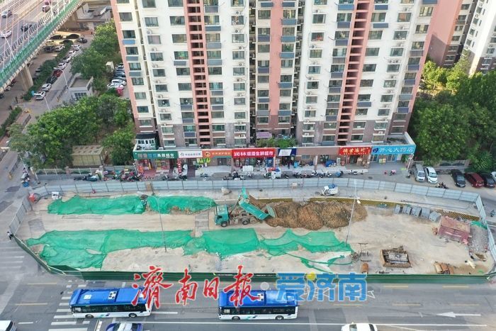 经一纬六站“退围还路” 济南地铁6号线西段攻坚冲刺