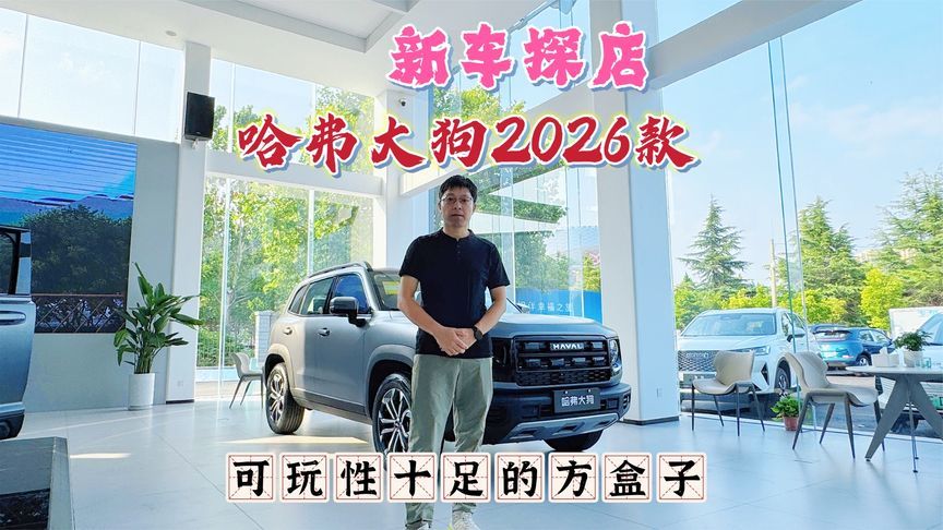探店实拍：哈弗大狗2026款，可玩性十足的方盒子