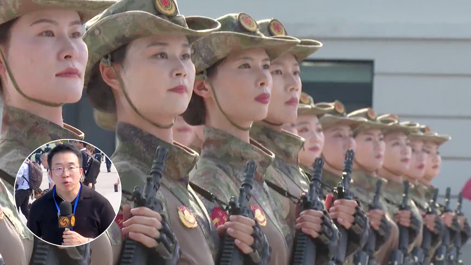 凤凰记者探访阅兵村｜换新装展新貌！首支全员女民兵方队将登上抗战胜利阅兵场