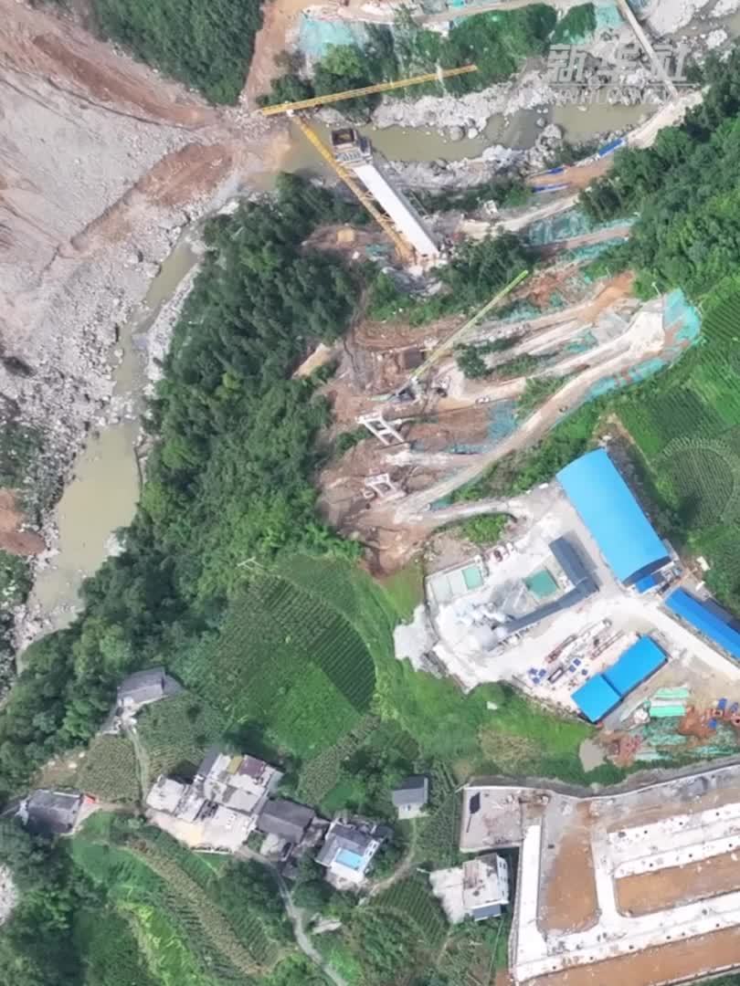 30秒看工程攻坚瞬间｜姚家平水利枢纽建设按下“加速键”