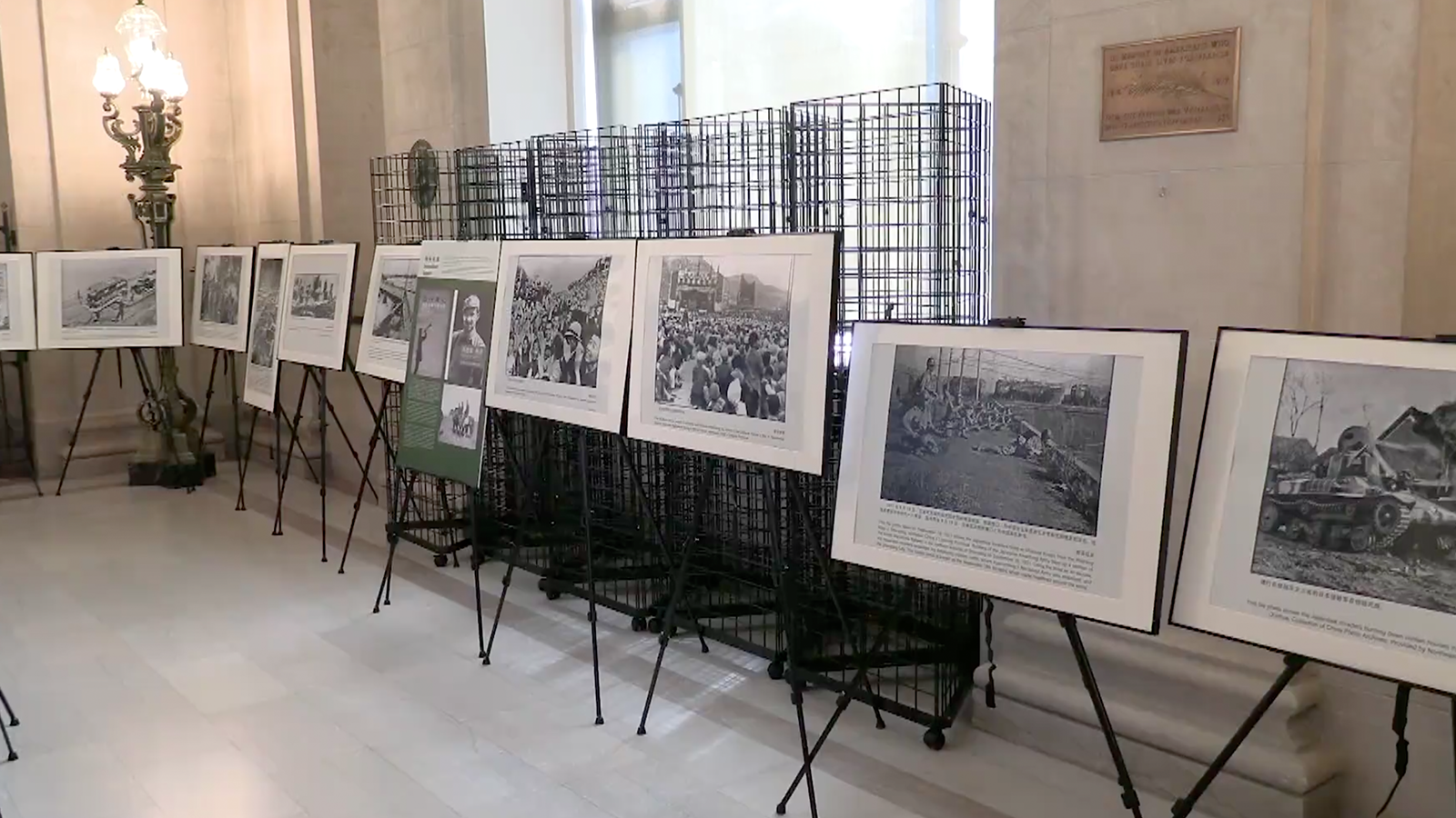 中美并肩抗战珍贵史料！旧金山举办抗战胜利80周年图片展