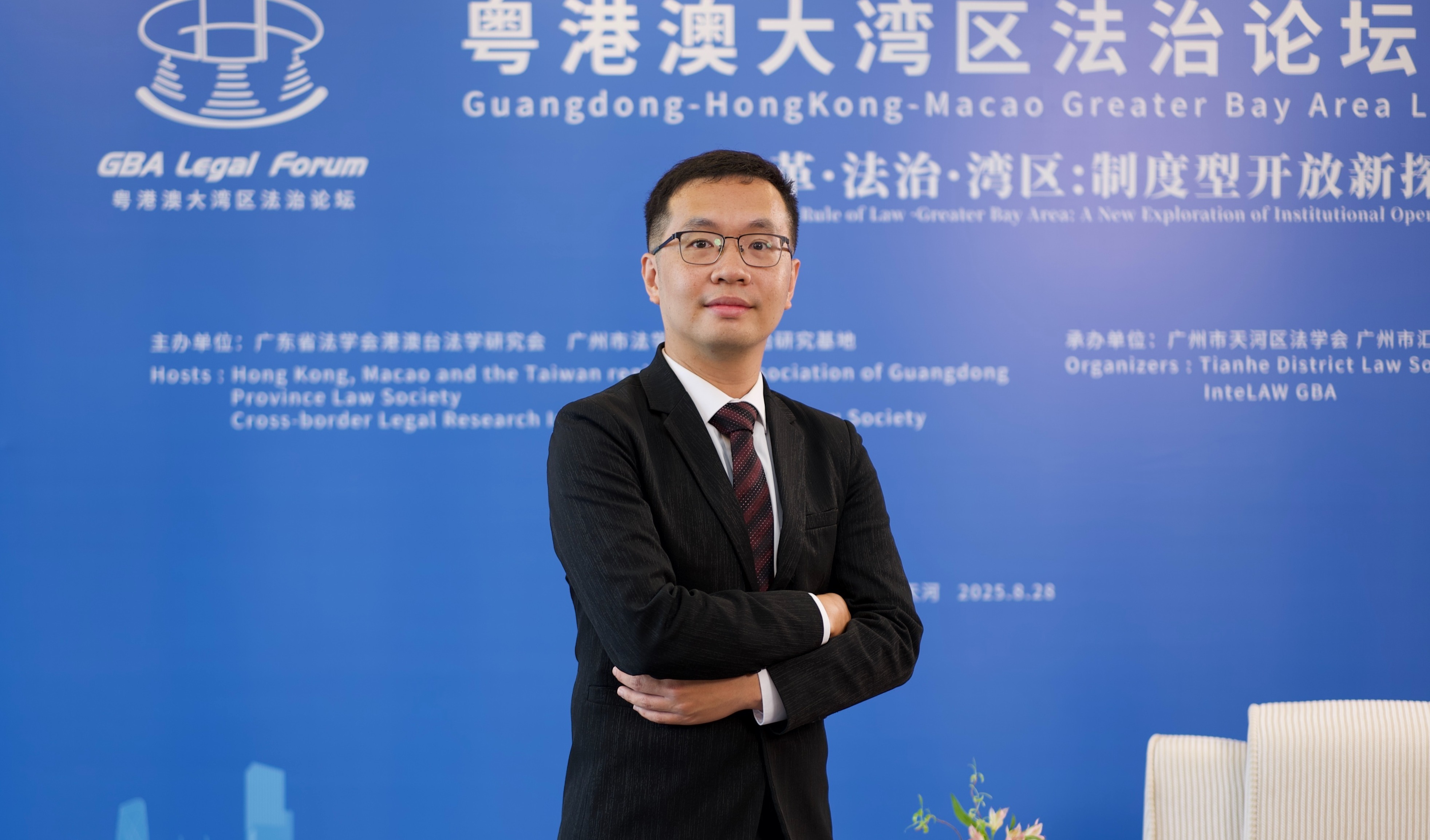 图：澳门金融管理局法律事务厅法律顾问高嘉仁