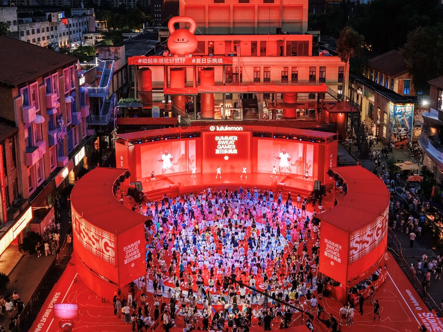 世界冠军汪顺助阵lululemon“夏日乐挑战”全国总决赛