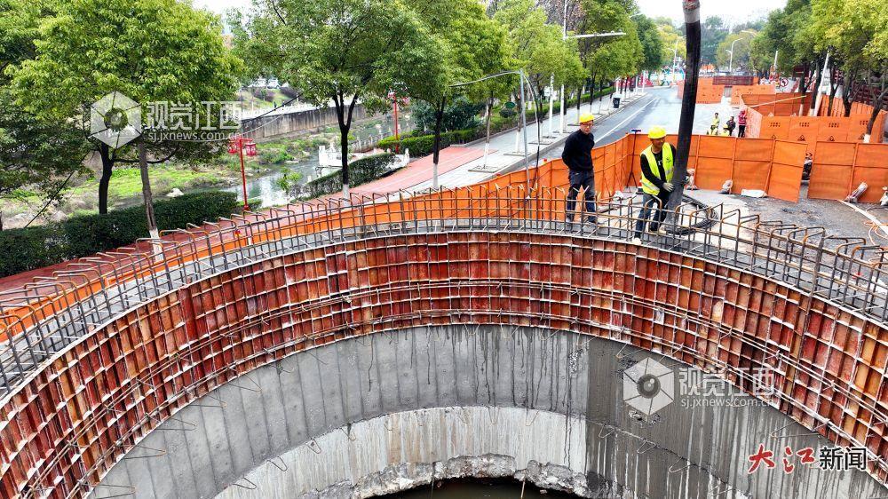 2025年3月8日万载县雨水管网改造现场（邓龙华摄）
