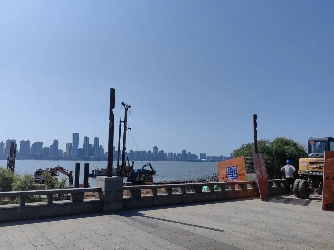 南昌“一江两岸”将添新码头 秋水广场码头预计今年10月份竣工