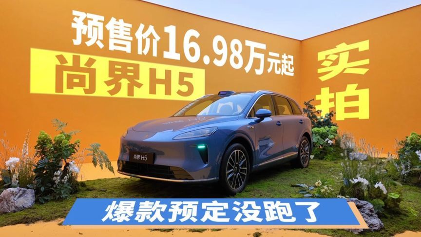 预售价16.98万元起，实拍尚界H5，爆款预定没跑了