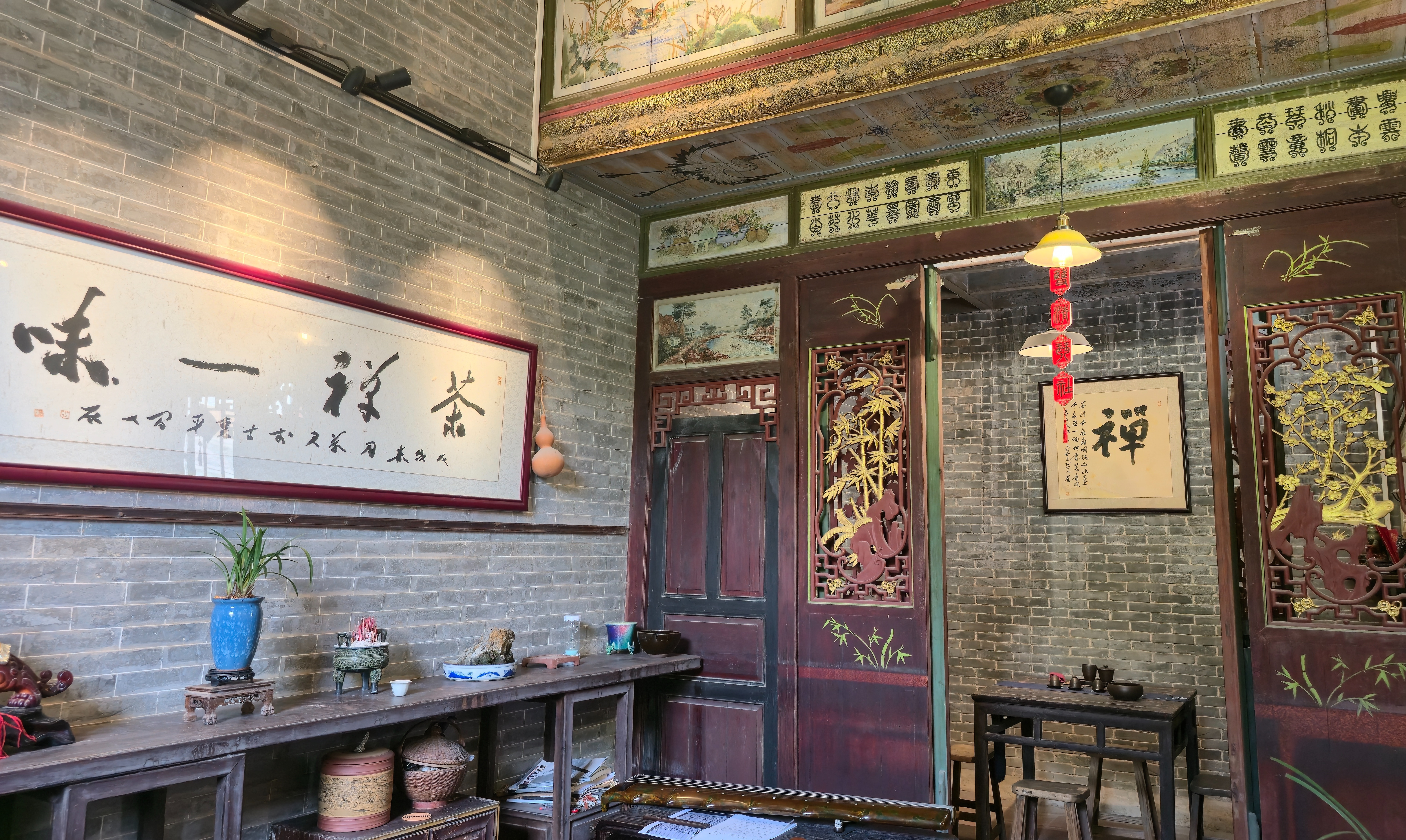 左琴右茶侨房（拍摄：李颖菲）