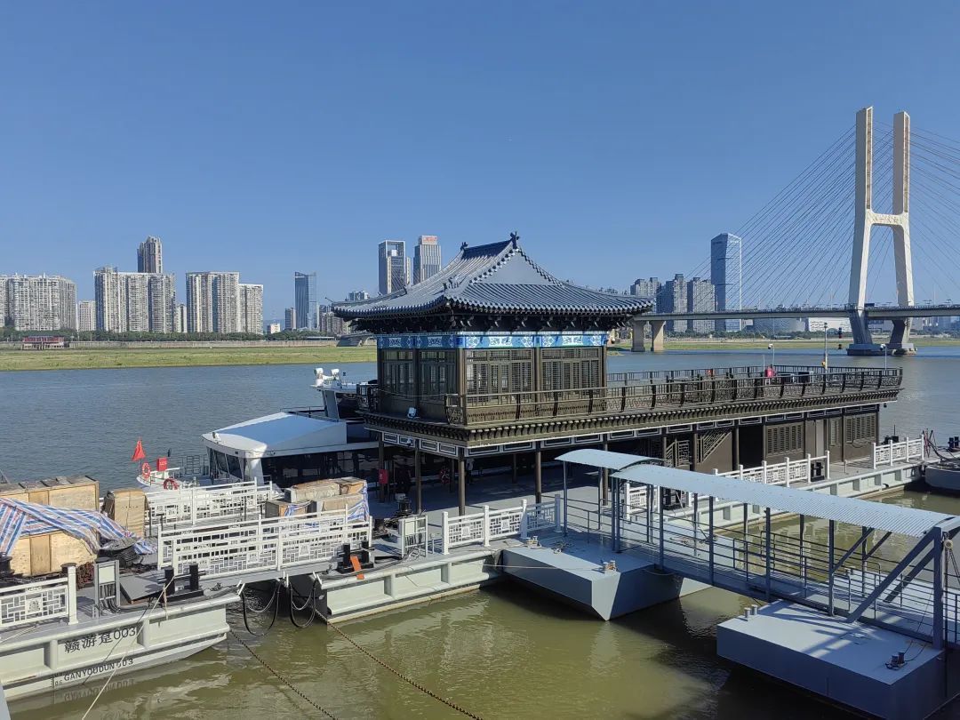 南昌“一江两岸”将添新码头 秋水广场码头预计今年10月份竣工