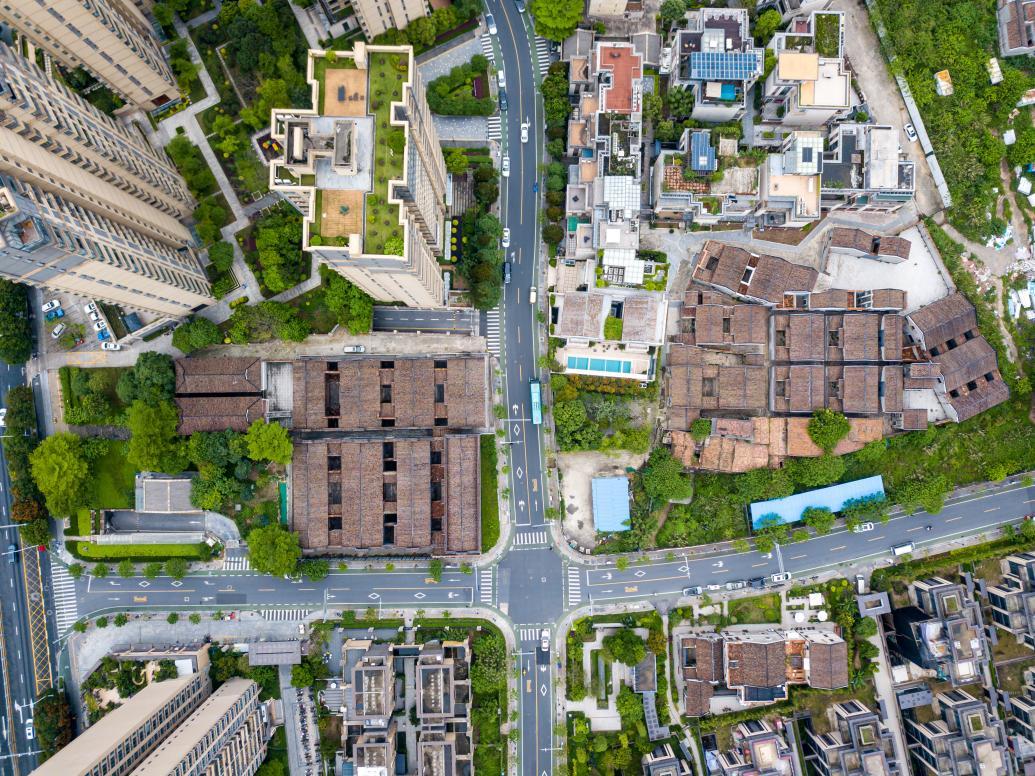 石路巷、区家庄航拍图