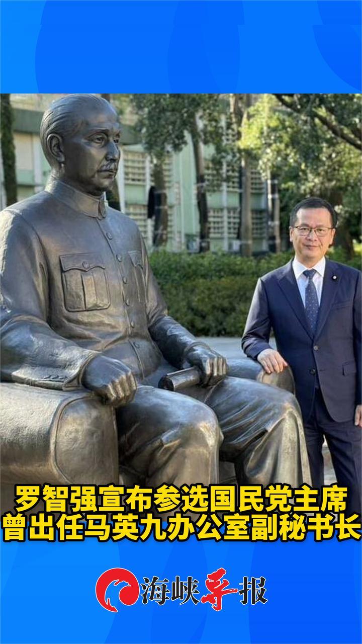 罗智强宣布参选国民党主席，曾出任马英九办公室副秘书长
