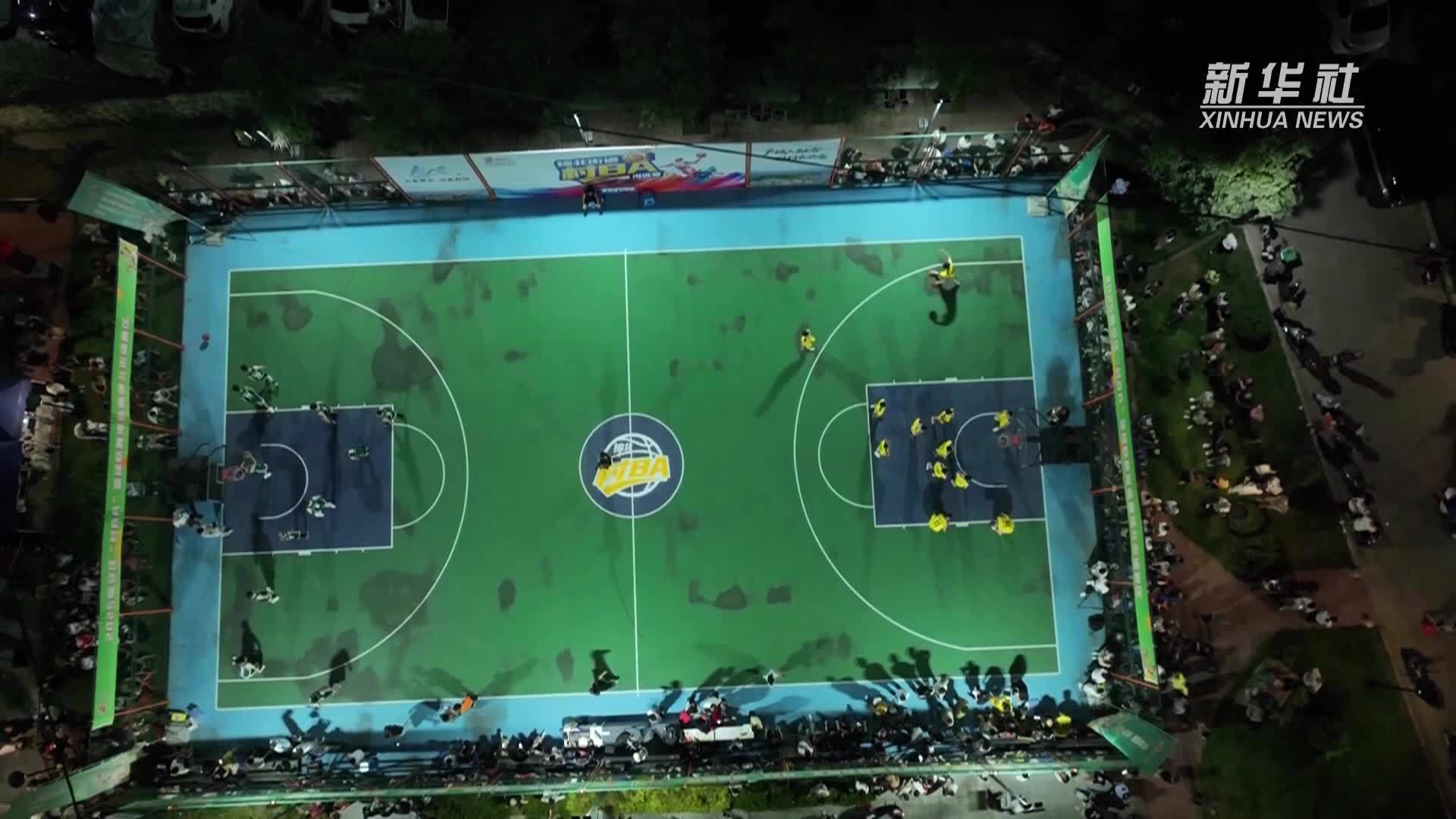 杭州临安：“村BA”点燃乡村“篮球热”