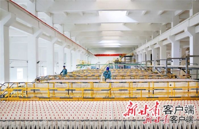 甘肃佰利联化学有限公司生产车间 新甘肃·甘肃日报记者 谢晓玲 摄