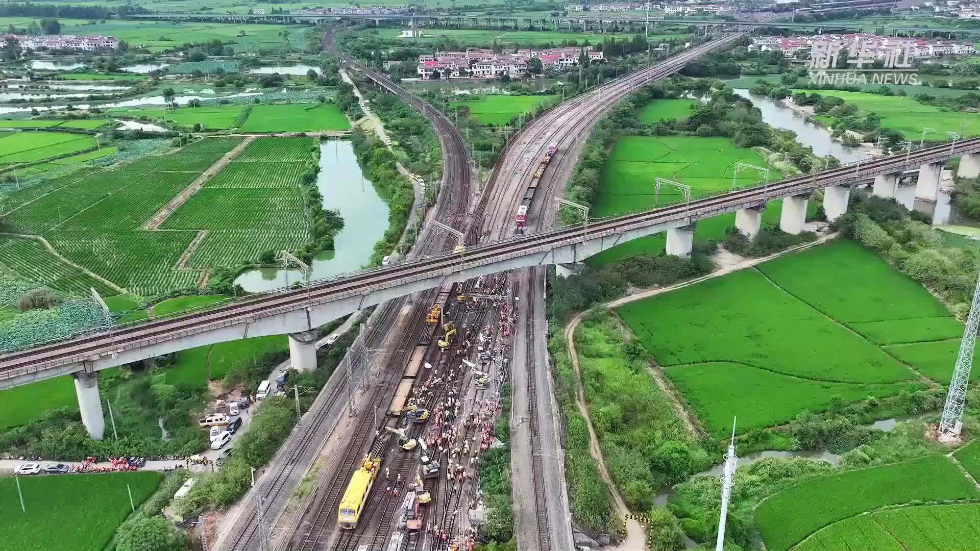 540分钟！江南最大铁路货运编组站完成极限“手术”