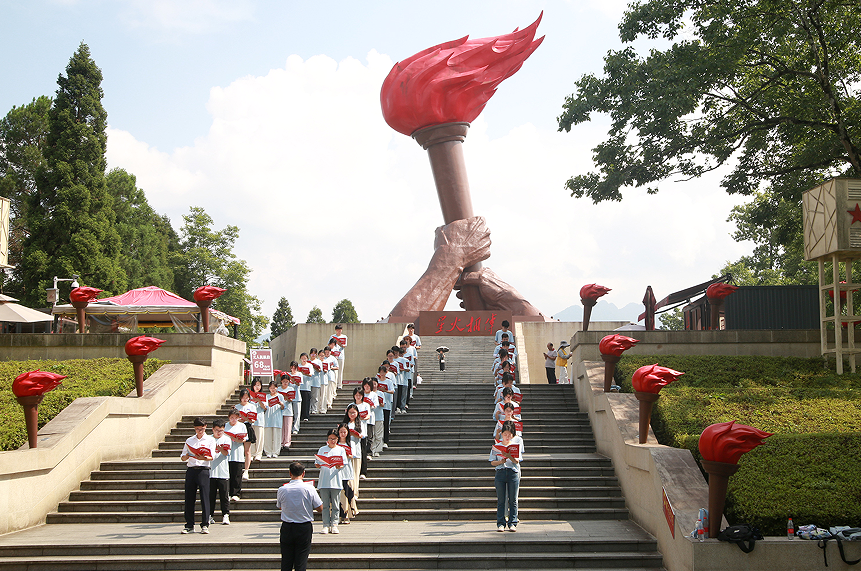 江西科技學院開展暑期大思政紅色實踐賦能大學生國防軍事教育活動