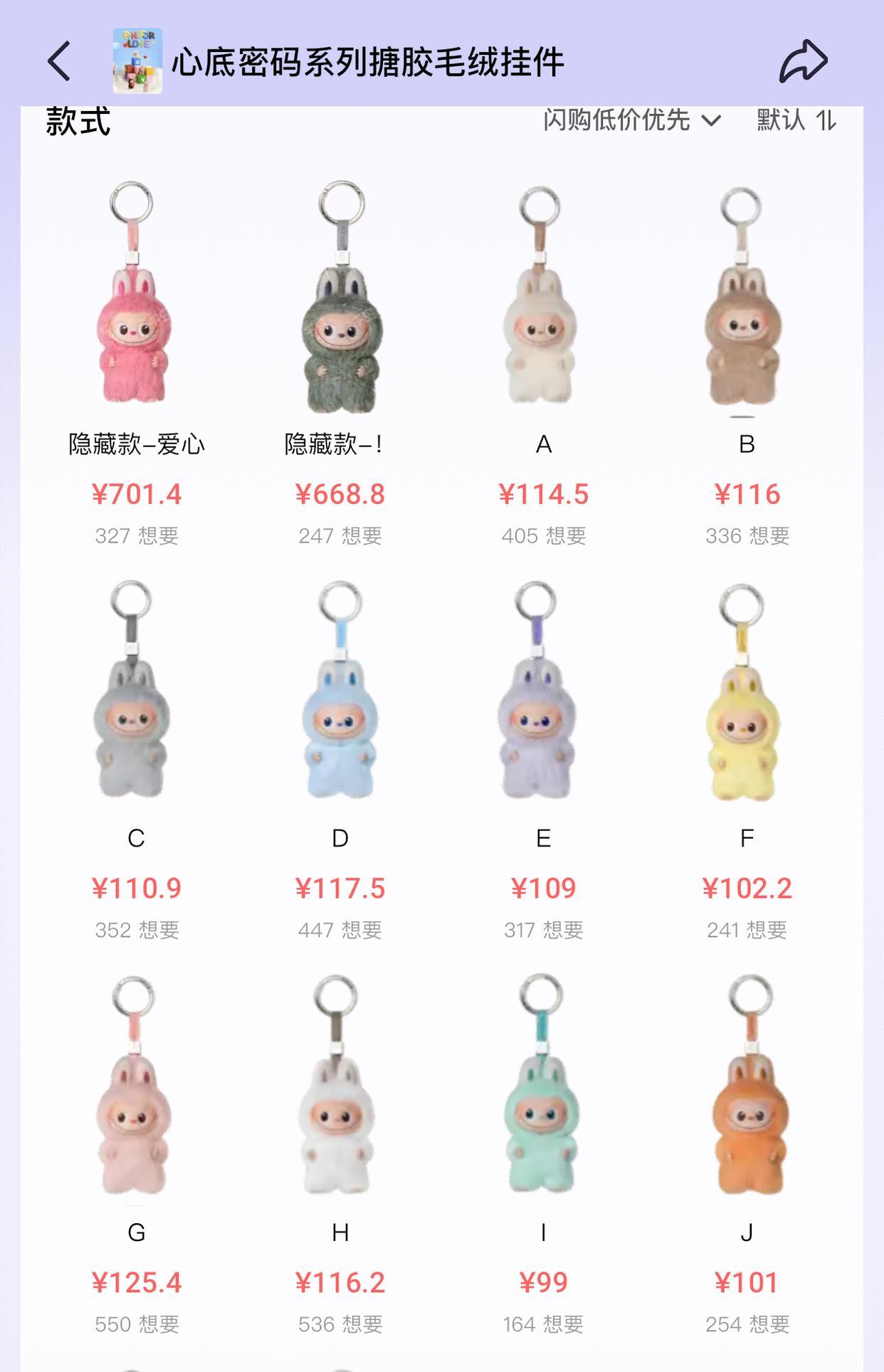 图自某潮玩交易平台