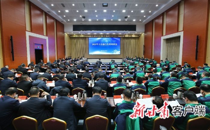 2025年金昌市企融合发展座谈会现场 新甘肃·甘肃日报通讯员 张俊成 摄