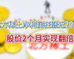 50万股民沸腾！稀土巨头北方稀土净利暴增，股价近2月翻倍