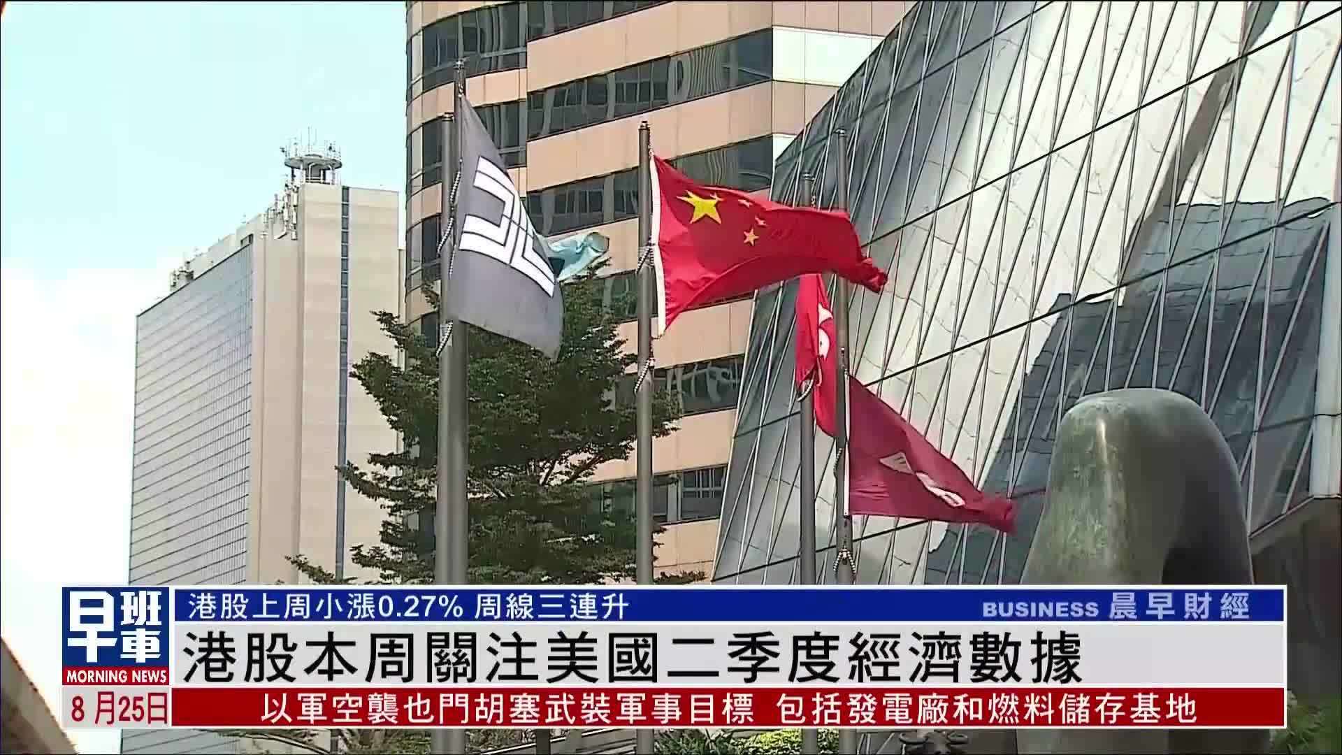 港股一周｜港股本周关注美国二季度经济数据