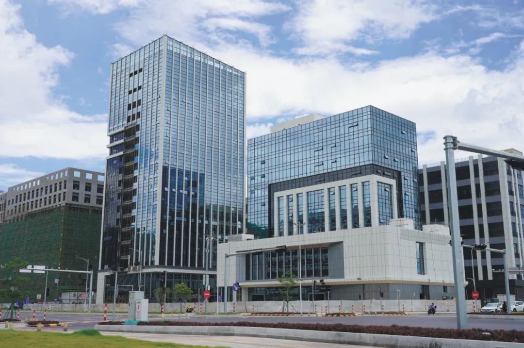 江门市安全应急（政法）智能机器人产业园正加快建设，未来这里将重点发展与安全应急、政法相关的智能机器人产业 何榕 摄