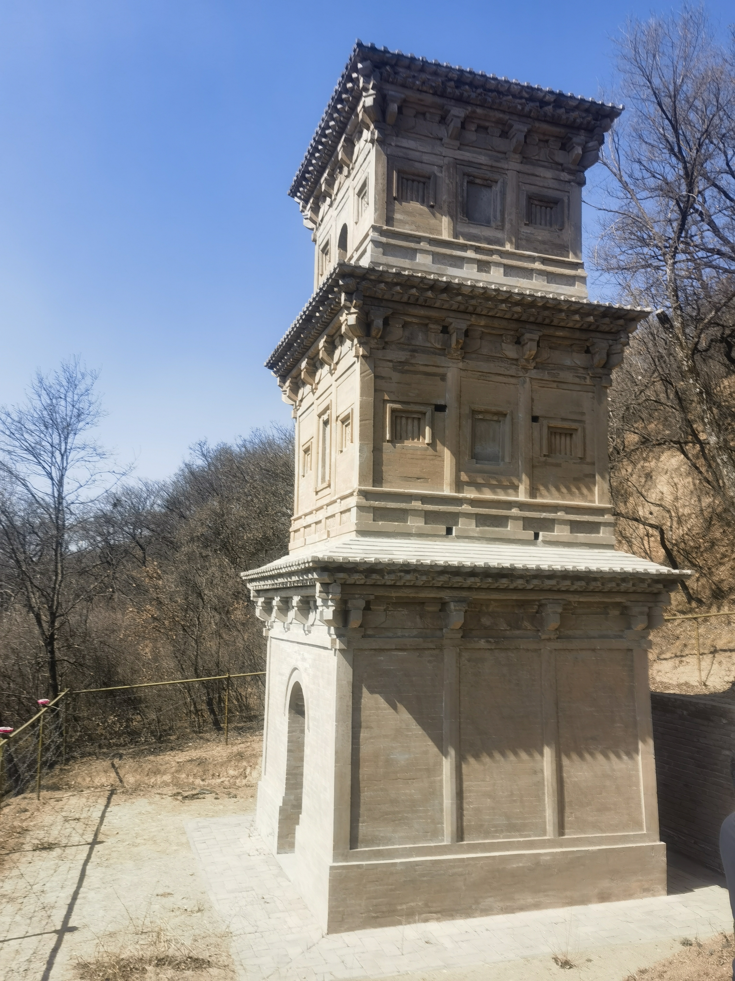 塔儿庄砖塔（宁县融媒体中心中心　供图）