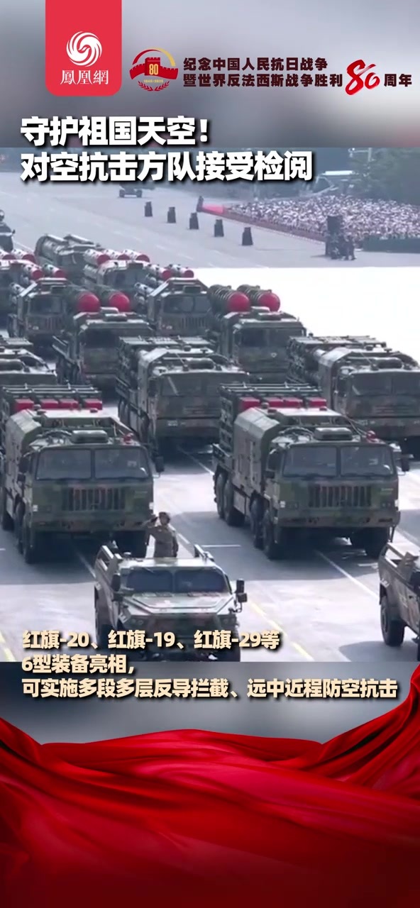 对空抗击方队剑指苍弯 御敌长空